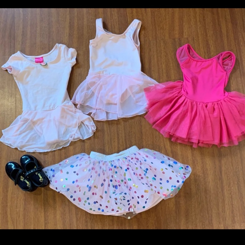 Toddler Dance Lot Leotards Tutu Dance Shoes